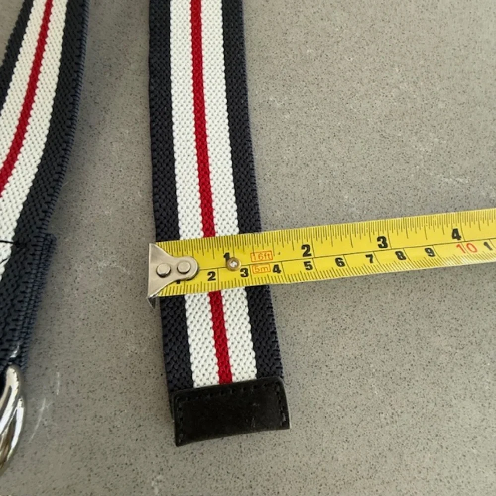 Men's Large Gap Red White Blue Stripe Canvas 48
